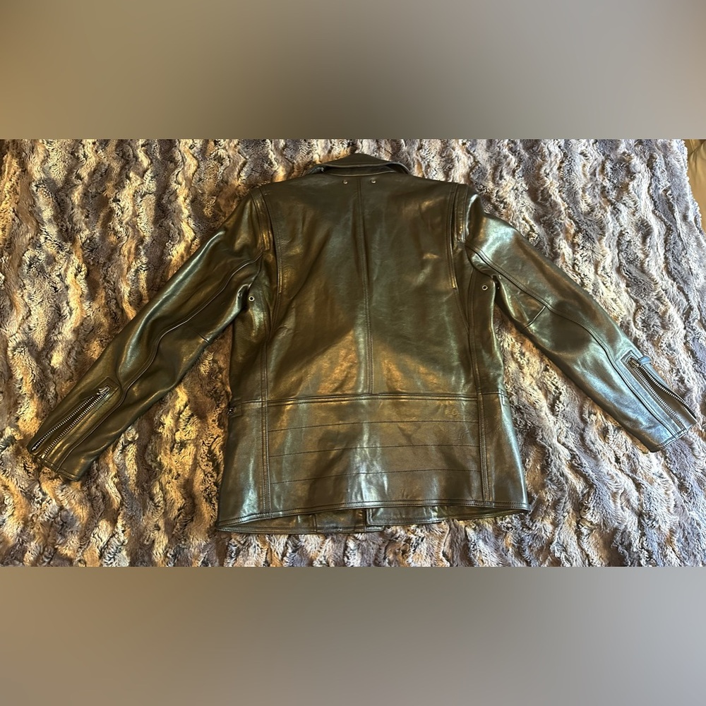 COACH Black Leather Jacket - Picture 4 of 4